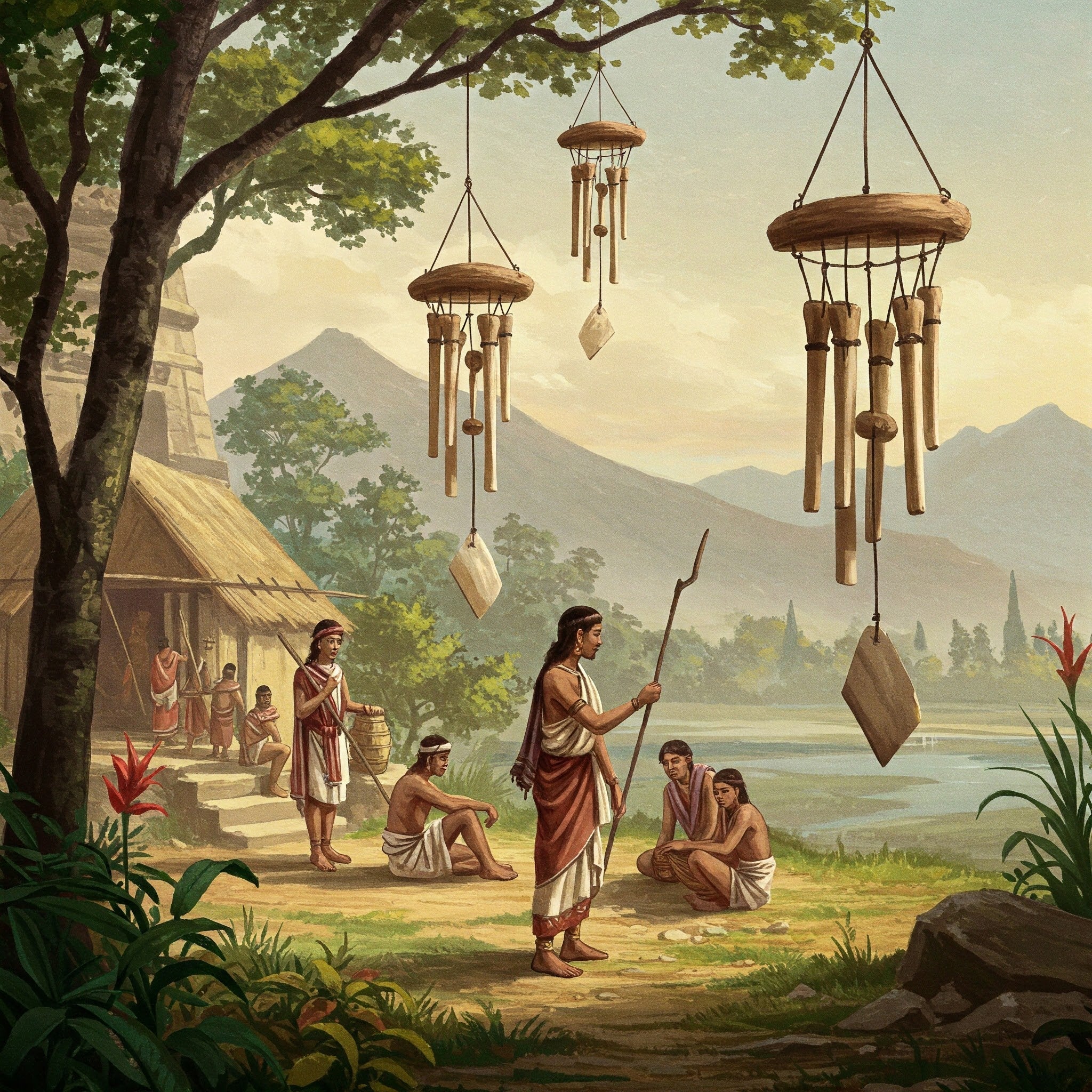 Windchime and wind bell history