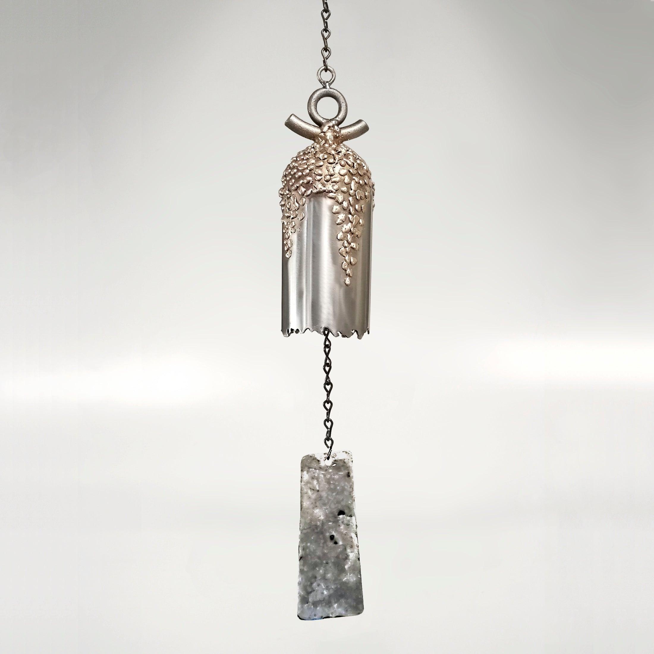 Bronze and Mixed-Media Wind Bell Mission San Cayetano