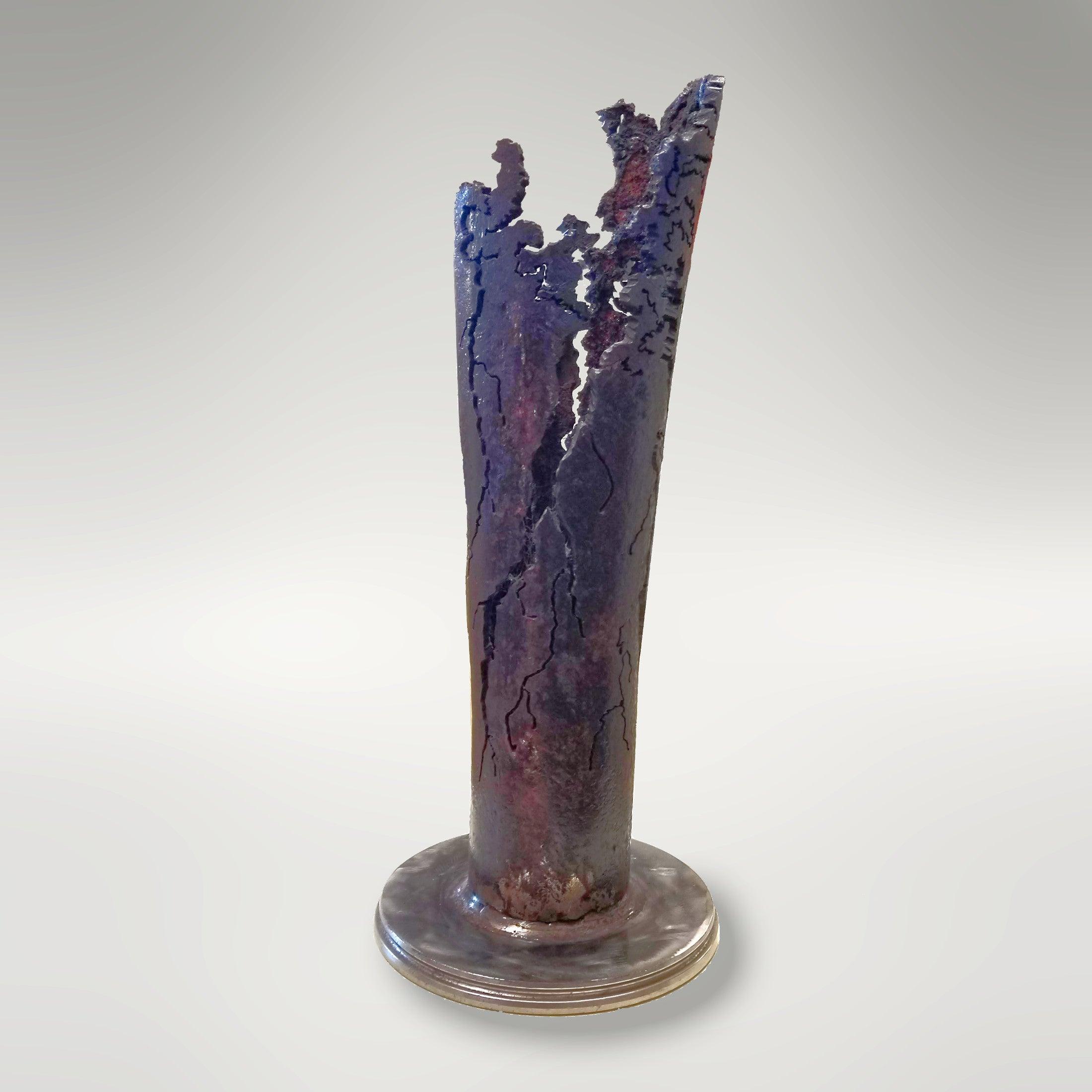 Contemporary Sculpture of Cast Iron and Stainless Steel