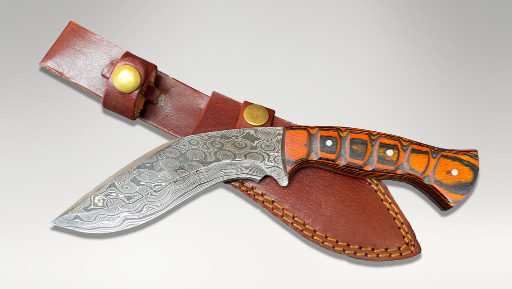 Kukri Knife with Leather Sheath