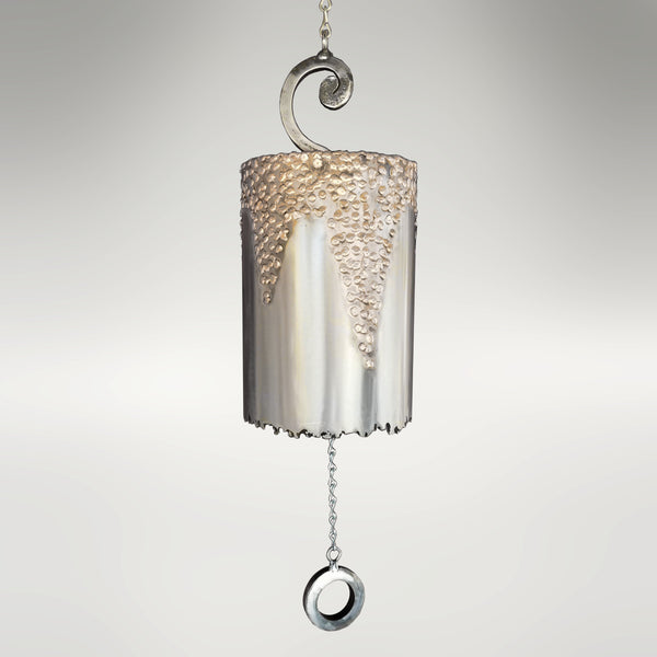 Bronze and Stainless Steel Mixed-Media Bell