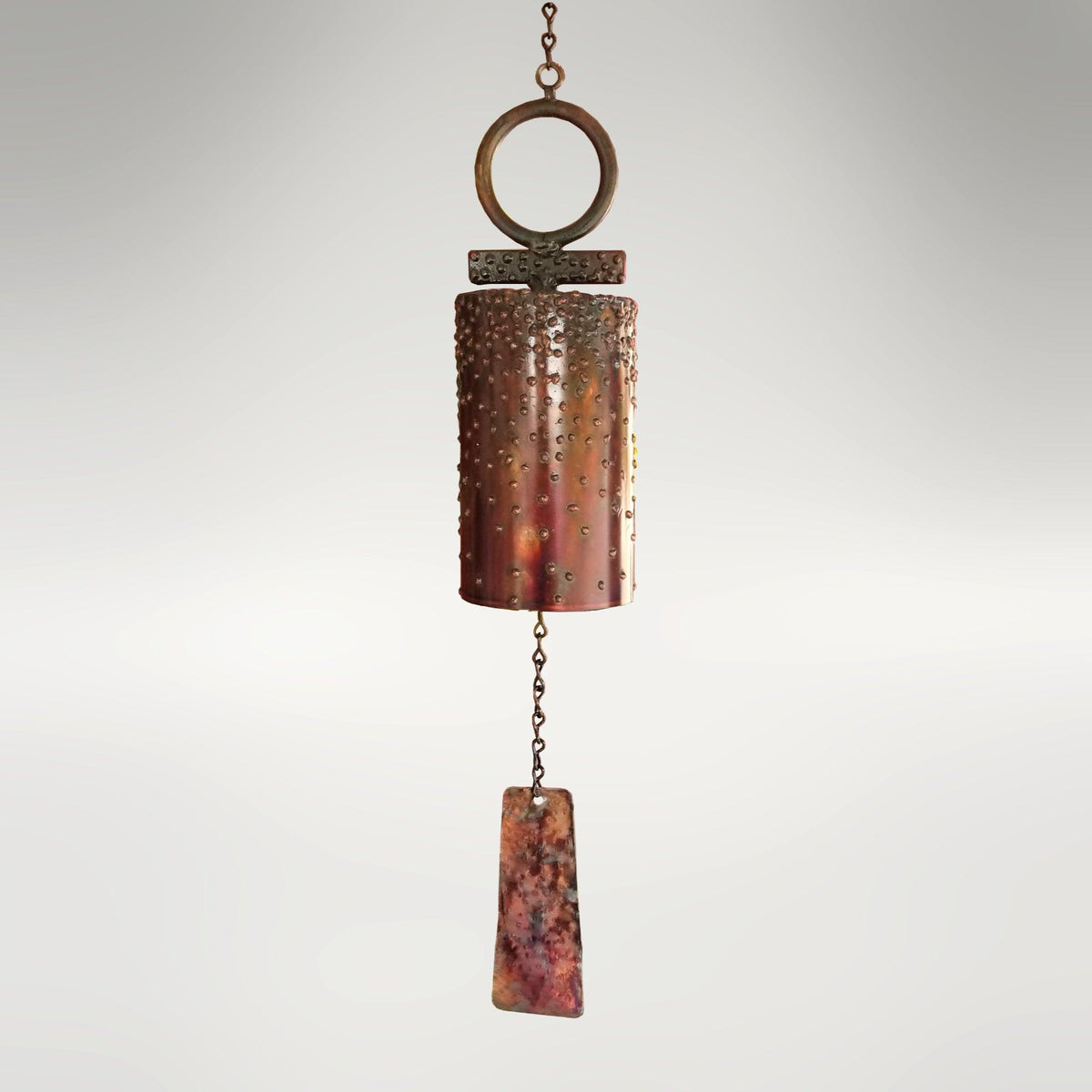 Grande Rio Bueno Mission Wind Bell: 32-Inch Hand-Forged Heritage Sound