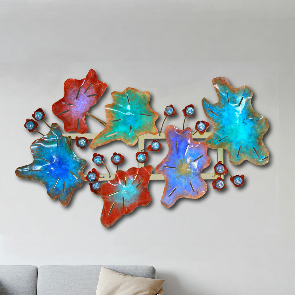 "Oceans Beauty" Mixed-media wall sculpture. 