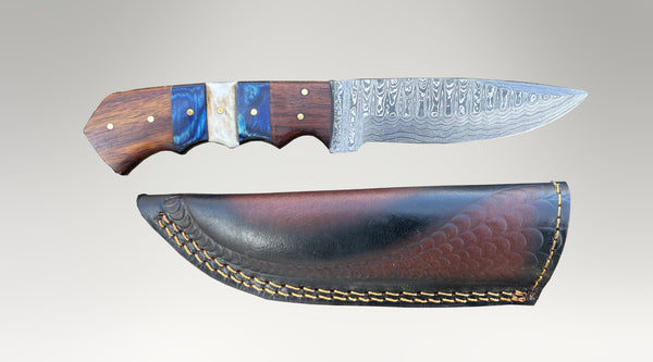 Damascus Steel Hunting Knife