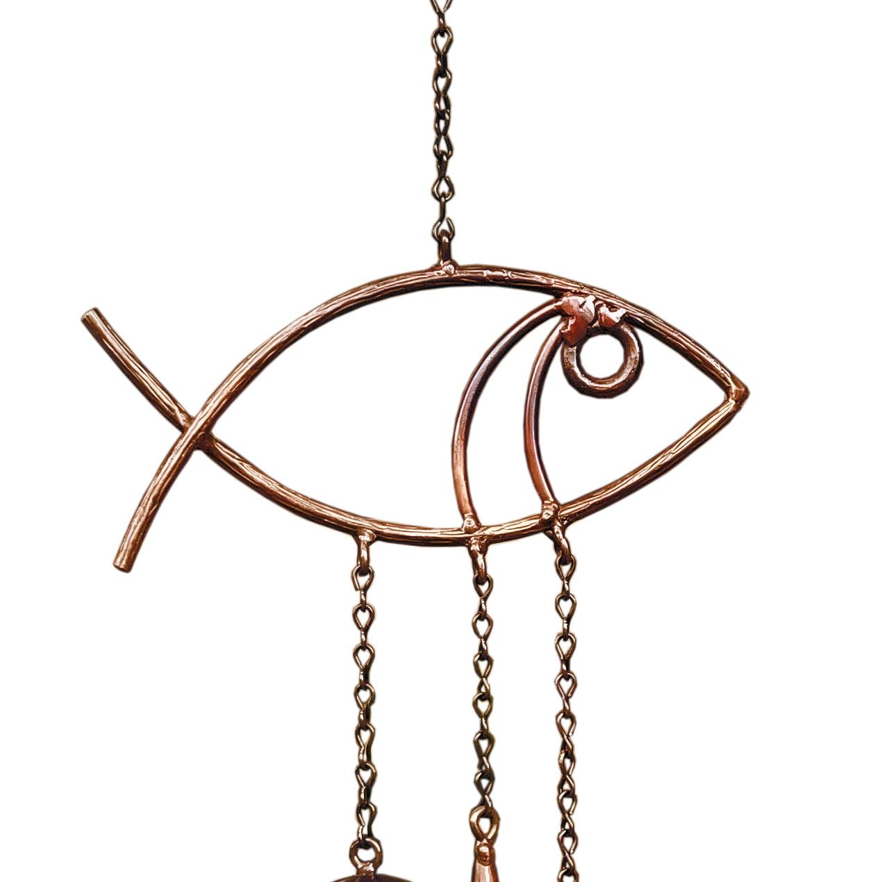 Detail of Old Pajamas Windchime